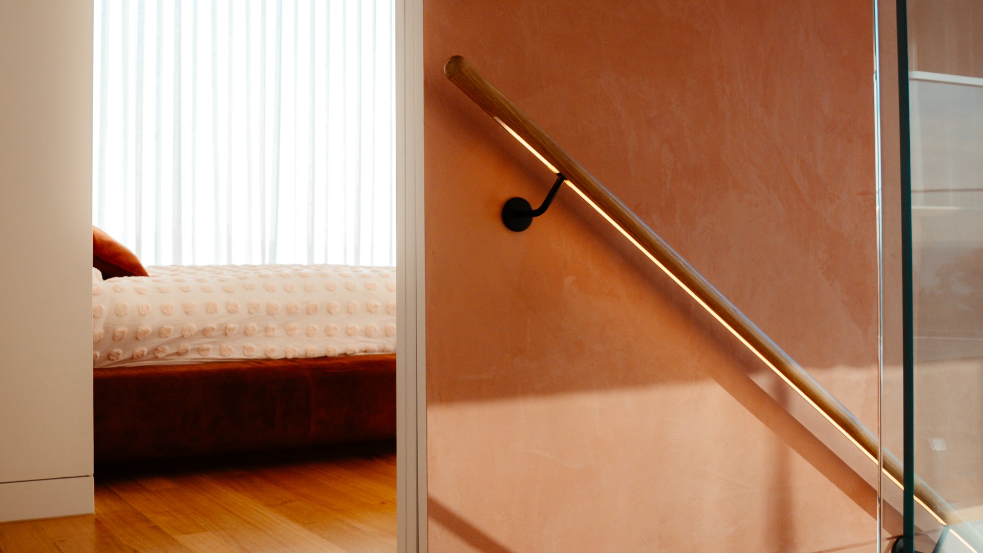 Custom Home Venetian Plaster and Stairs